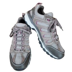 Eddie Bauer Hiker Shoes Women’s SZ 9.5M  Lukla Pro Waterproof Lightweight Gray